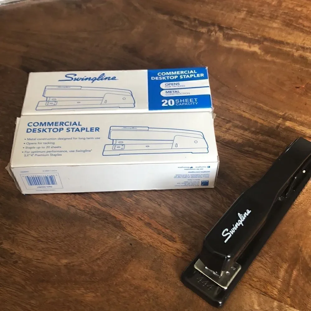 Swingline Commercial Desk Stapler, Black-2 for the price of 1!